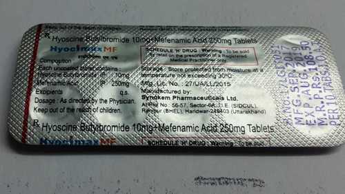 Hyoscine Buty Bromide Mefenamic Acid General Medicines