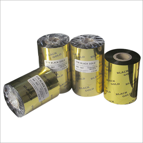 Thermal Transfer Ribbons (T.T.R) - PVC Material, Small Roll Size, Black Color | Durable for Barcode Printing, Versatile Temperature Usage, Eco-Friendly Packaging