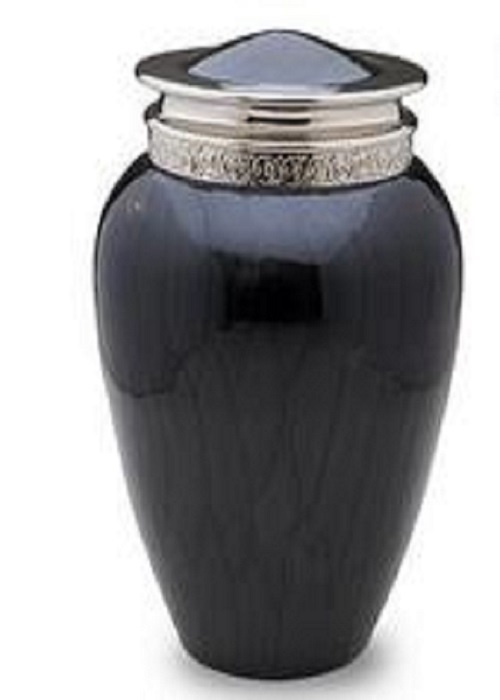 Brass Cremation Urn - Pink & Gold Finish | Customized Size, Religious Style