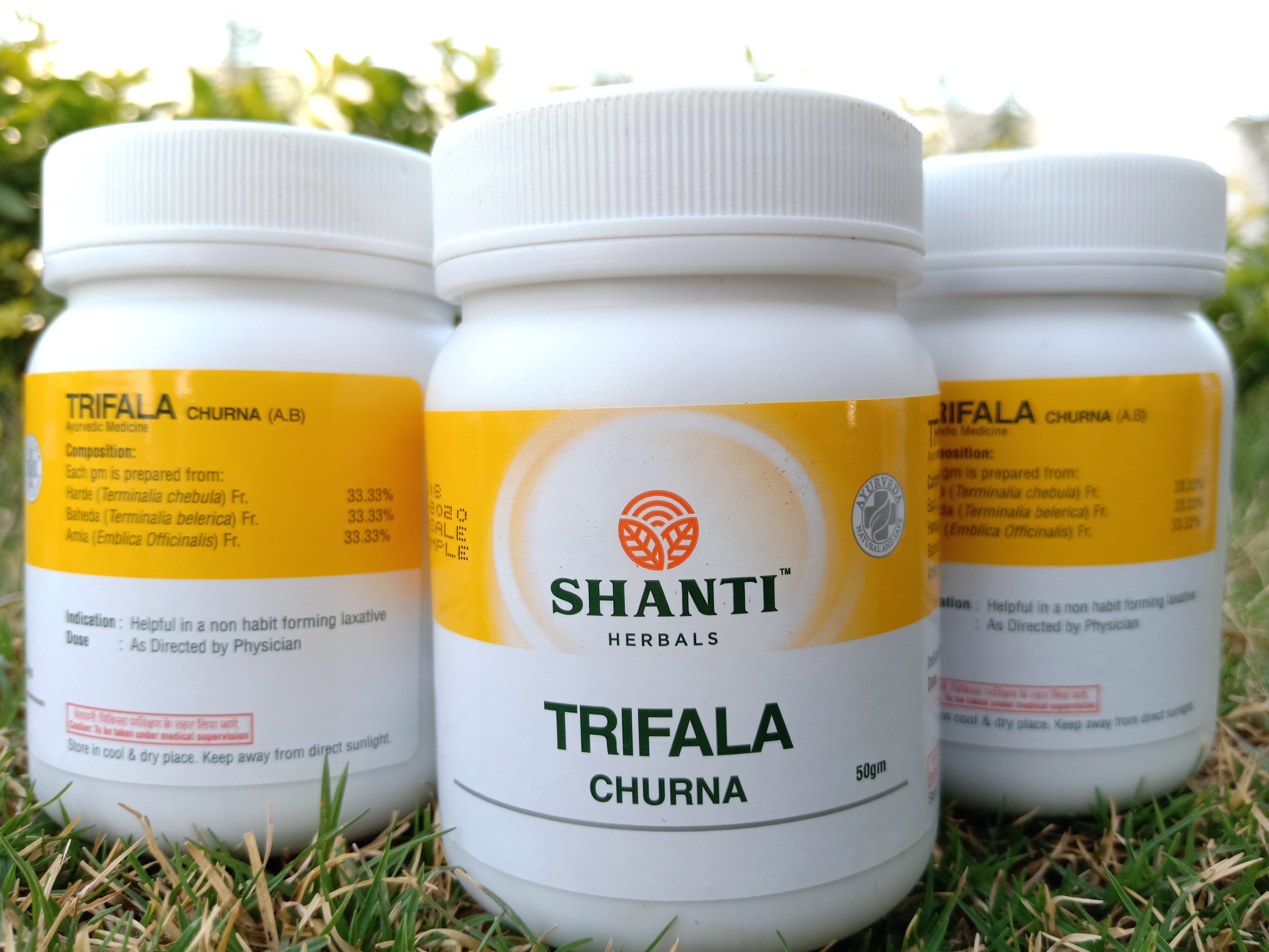 Triphala Churna Age Group: For Adults