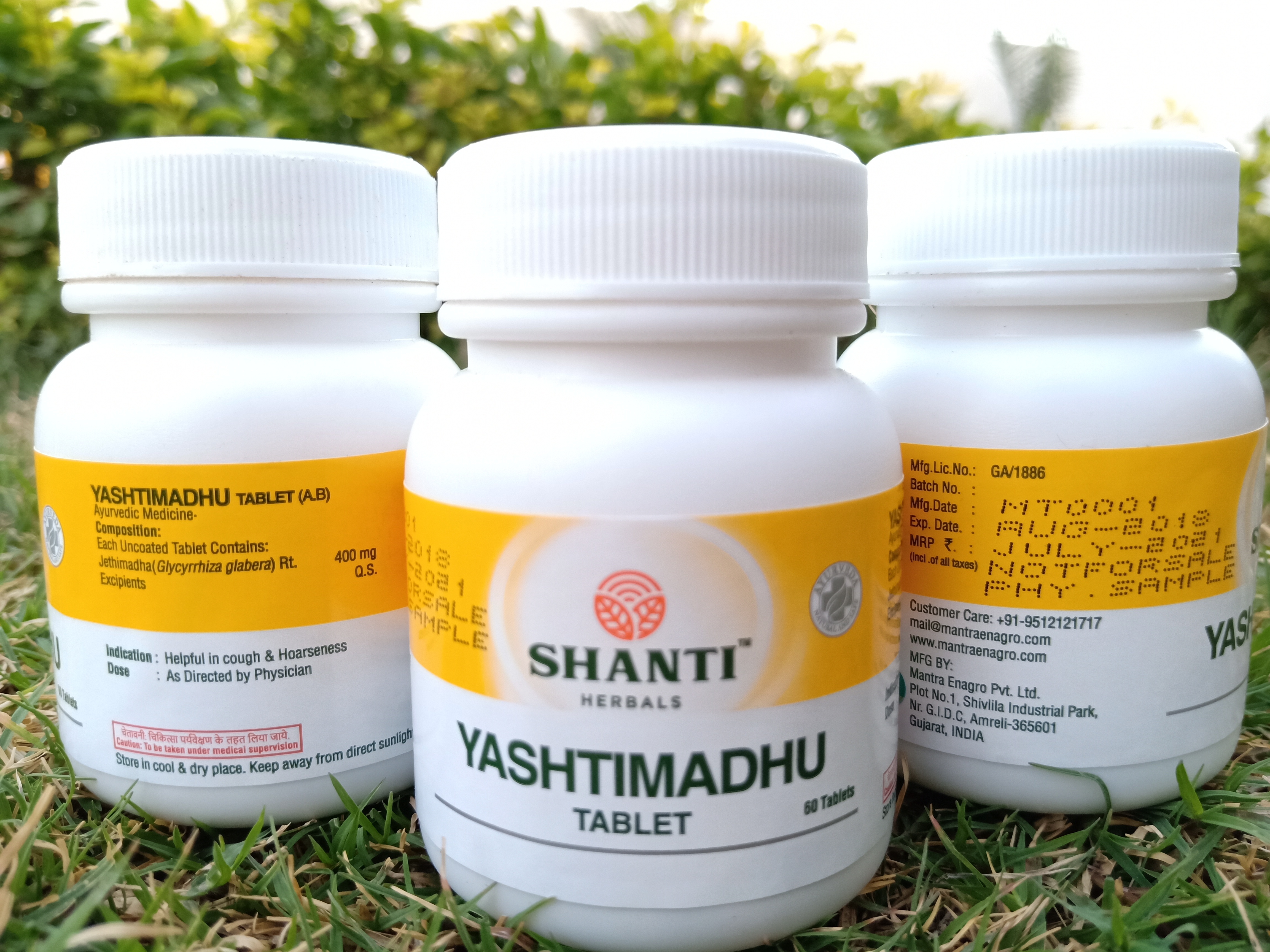 Yashtimadhu Tablet Age Group: For Adults