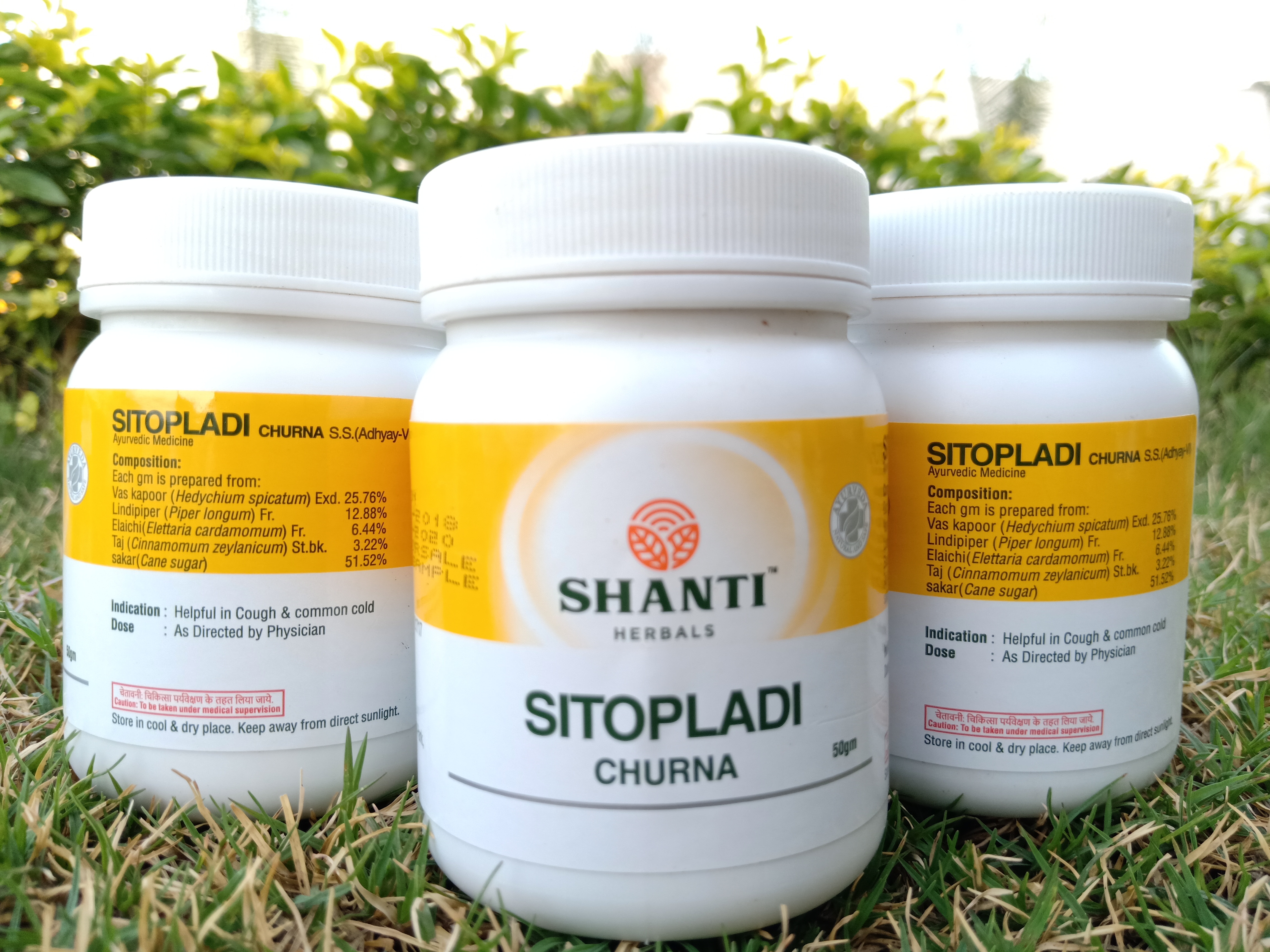 Sitopaladi Churna Ingredients: Herbs