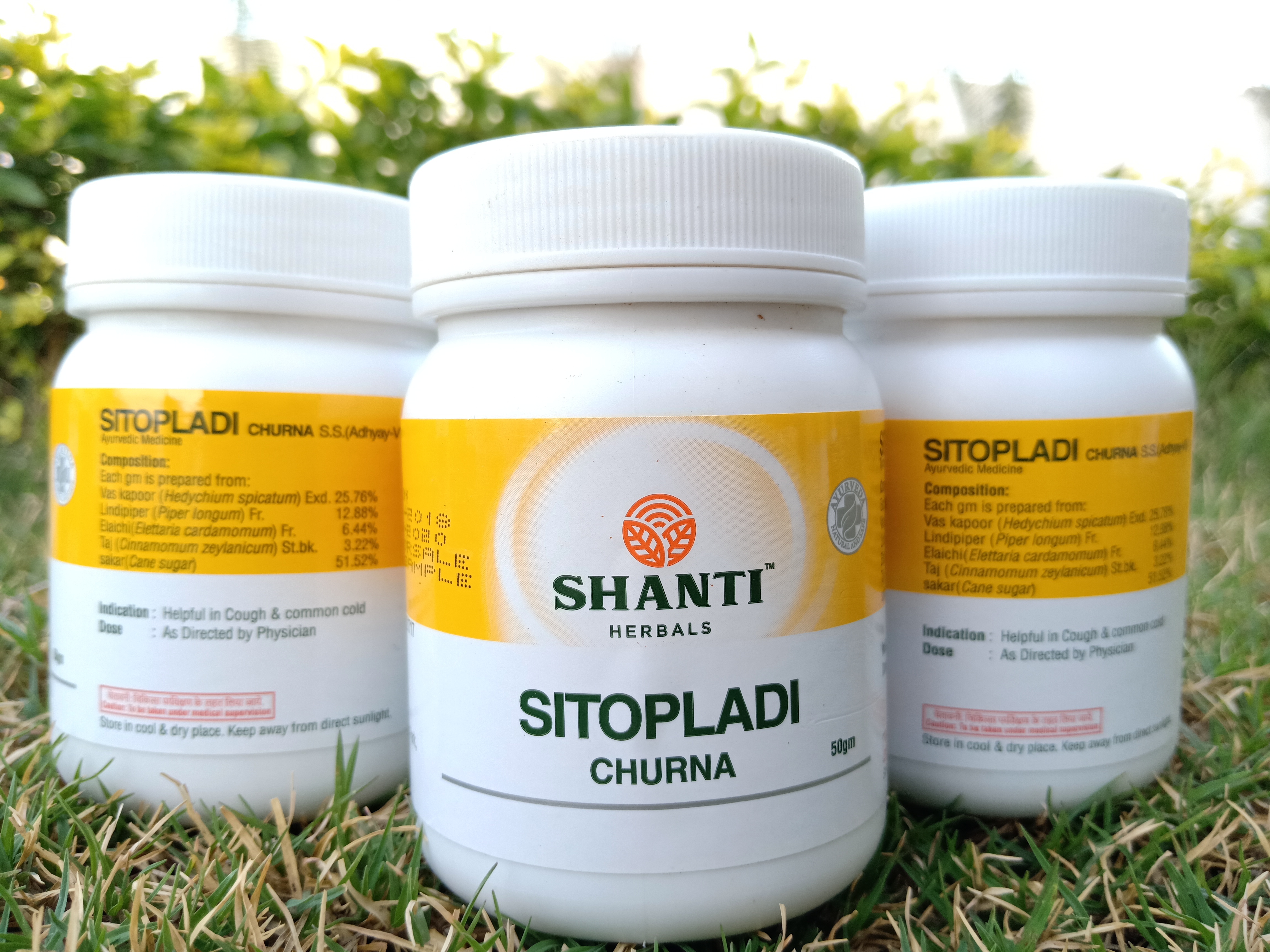 Sitopaladi Churna Ingredients: Herbs
