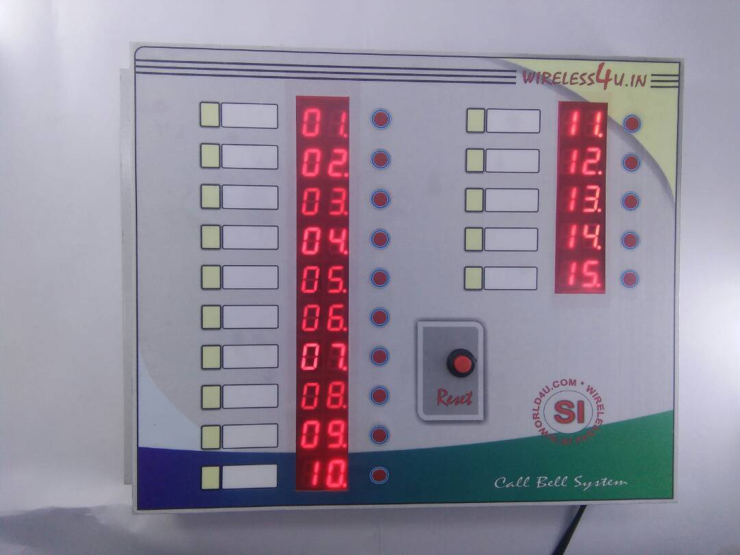 Waiter Digital Call Bell System - Frequency Range (Hz): 50 Hertz (Hz)
