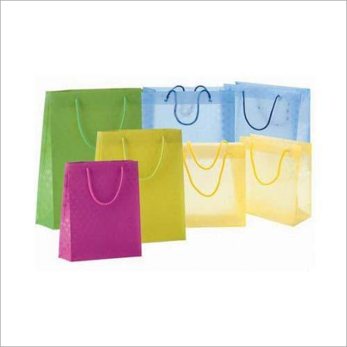 PP Plastic Bag - Customizable Size, Sturdy Handles | High Strength, Biodegradable Nature, Glossy Finish