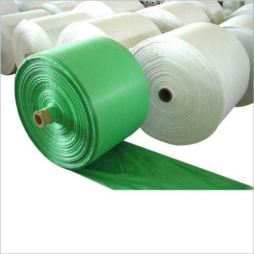 PP Woven Fabric Roll - Polypropylene, 100cm - 200cm Width, Green Color, 50gsm - 200gsm Thickness | Premium Quality, Impact Resistant, Water Resistant, 100m - 500m Length
