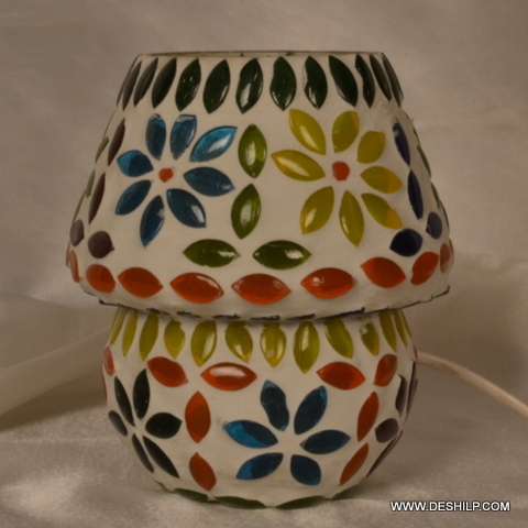 Multicolor Mini Mosaic Table Lamp