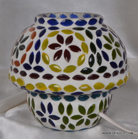 Multicolor Unique Shape Mosaic Lamp