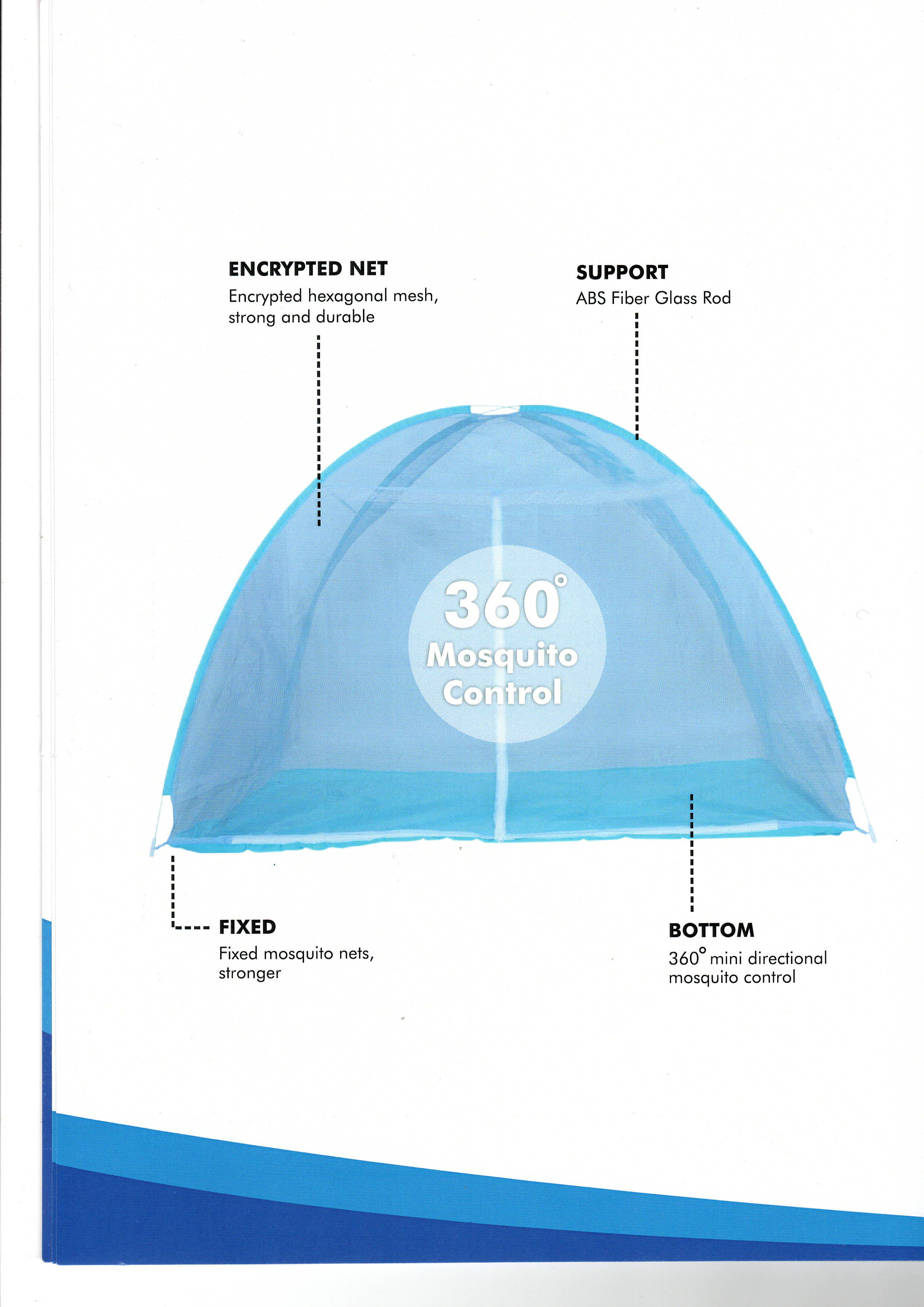 Foldable Polyester Mosquito Tent