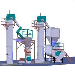 स्वचालित कैटल फीड पेलेट सेमी ऑटो प्लांट 1000 किलो