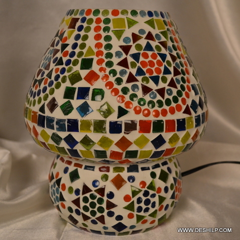 Multicolor New Mosaic Design Table Lamp