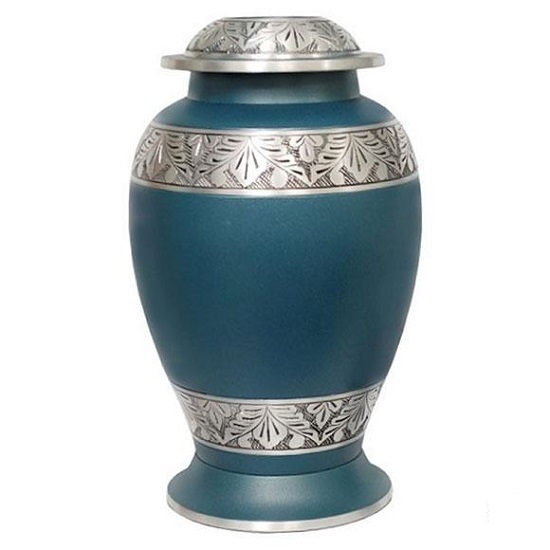 Black & Gold Praying Hand Brass Cremation Urn