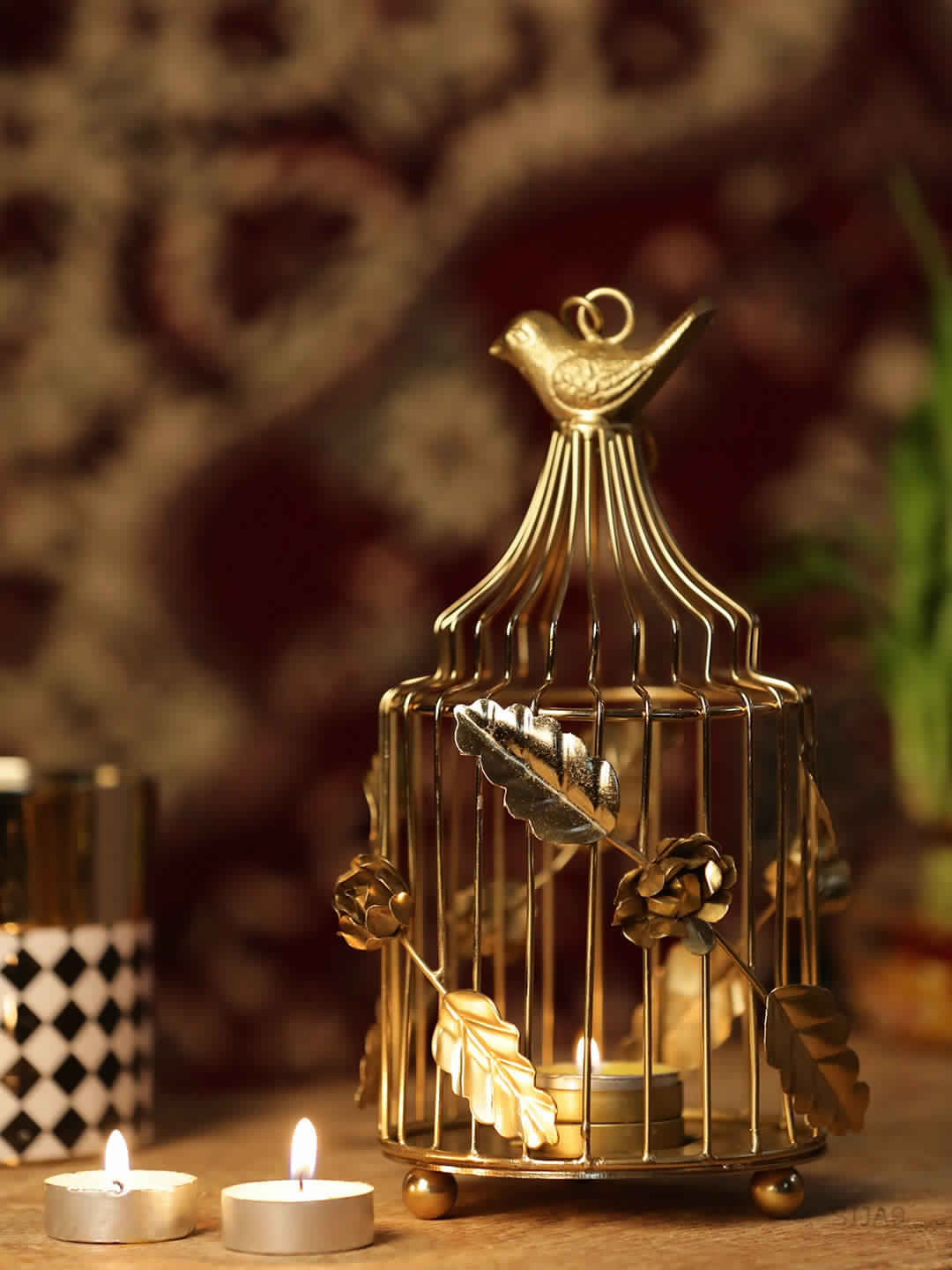 Metal Tea Candle Holder