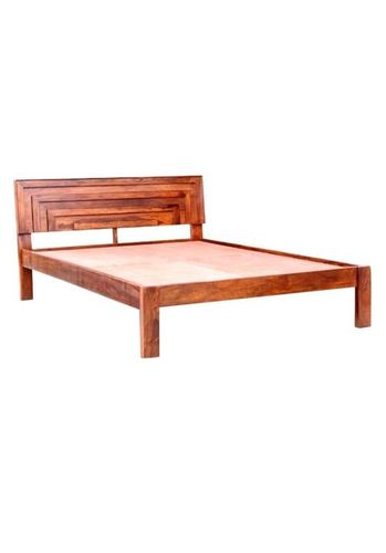 Sheesham Wood Double Bed - Customizable Design, Antique Handmade Finish | Durable, Eco-Friendly, Easy to Clean, Water Resistant