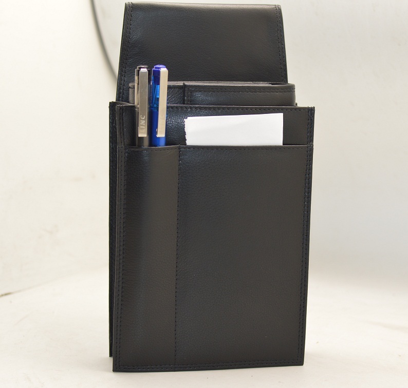 Ladies Leather Purse - Cow Leather, Customized Size, Elegant Black Color | Compact Design, Lock Closure, Water Resistant, Lightweight, Tear Proof, Rugged Body