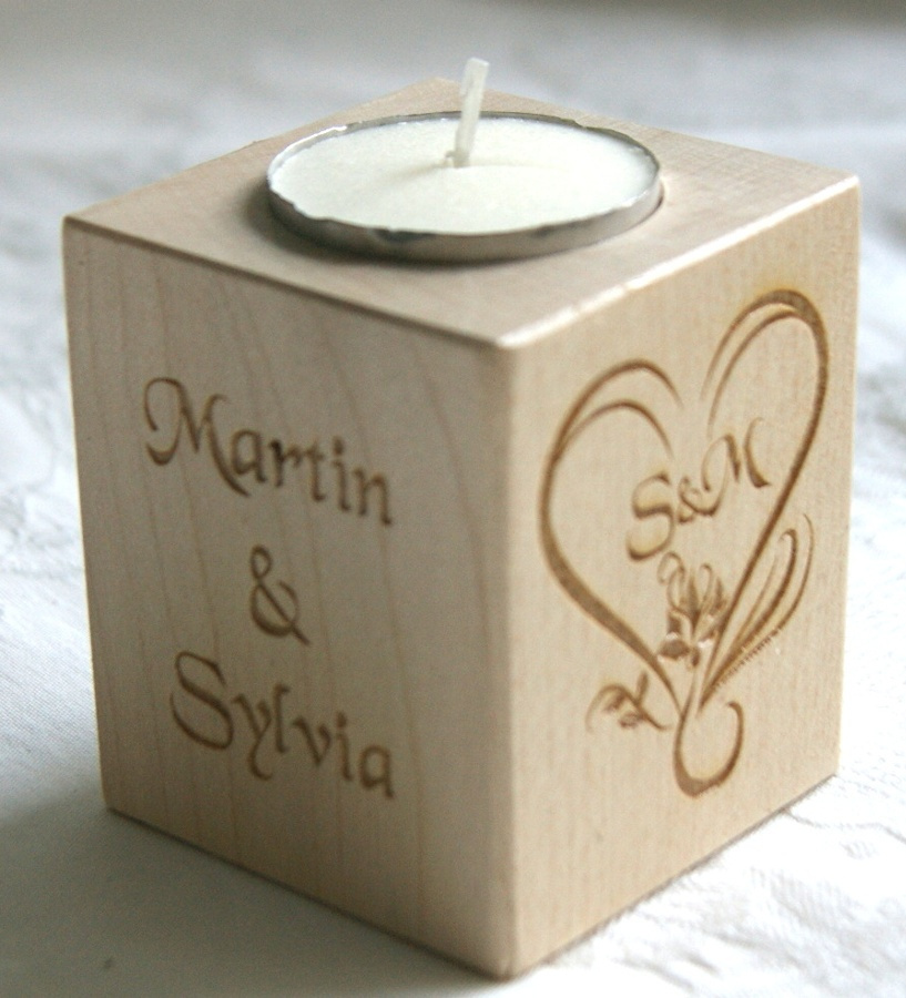 Grey Tea Light Holder