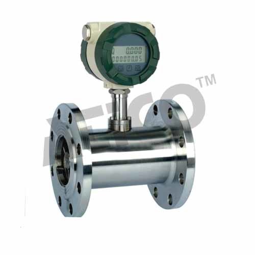 Turbine Flow Meter - Sizes: 5/8-12 Inch | Line Size: 15-300mm, Accuracy: 0.5-1%, Durable Build, Flanged/Threaded End Connections, Remote Display