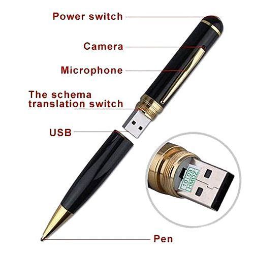 Multi Colour Spy Pen Camera