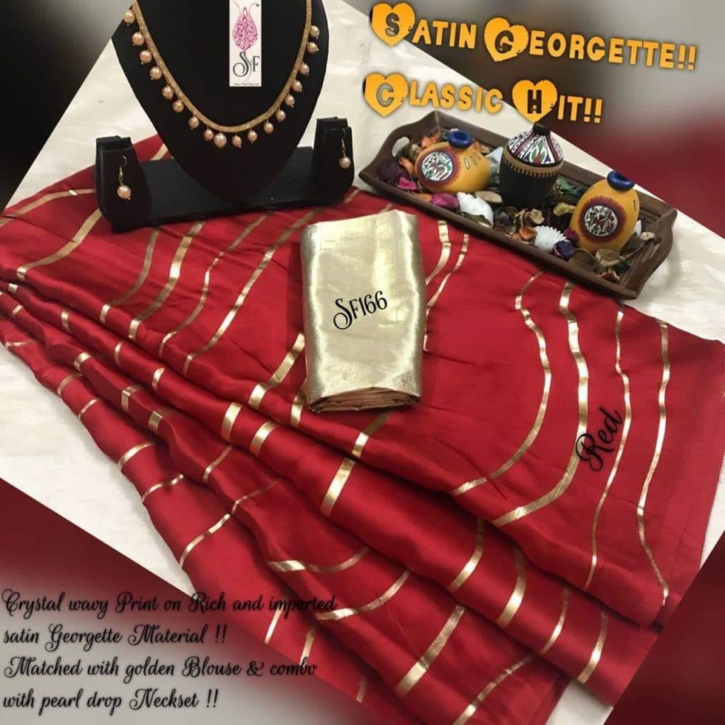 Silk Saree With Foil Print All Over Body - Imported Silk, 5.5 Mtr Length, 0.8 Mtr Blouse | Multicolour, Hand Print Pattern, Patch Work