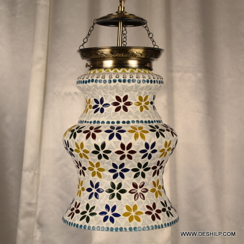 Multicolor Mercury Glass Beautiful Wall Hanging