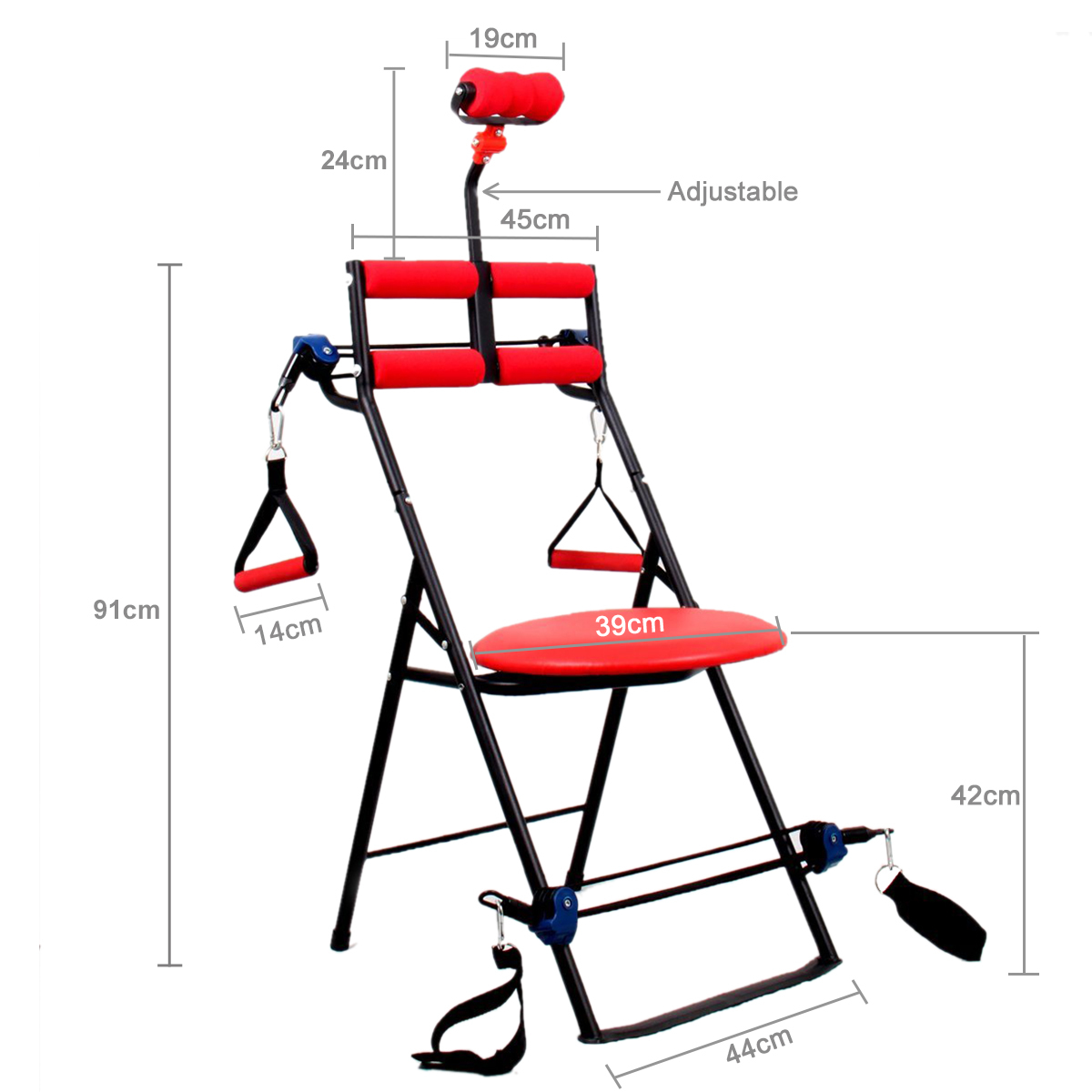 Full Body Slimming Toning Fitness Exercise Gym Chair