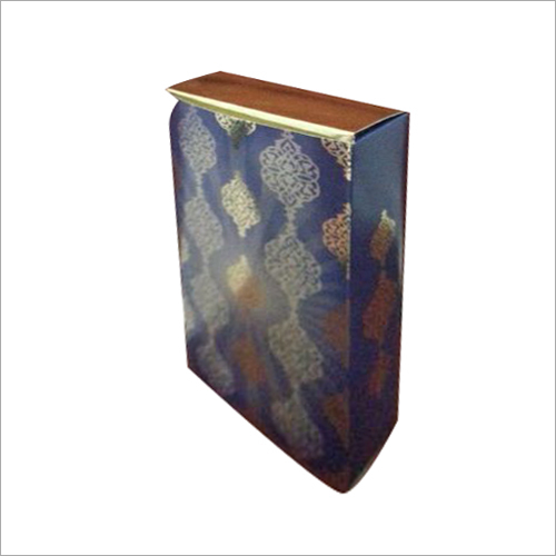 Printed Gift Box - Cardboard, Various Sizes , Glossy Blue Finish with Offset Printing and Lid Closure