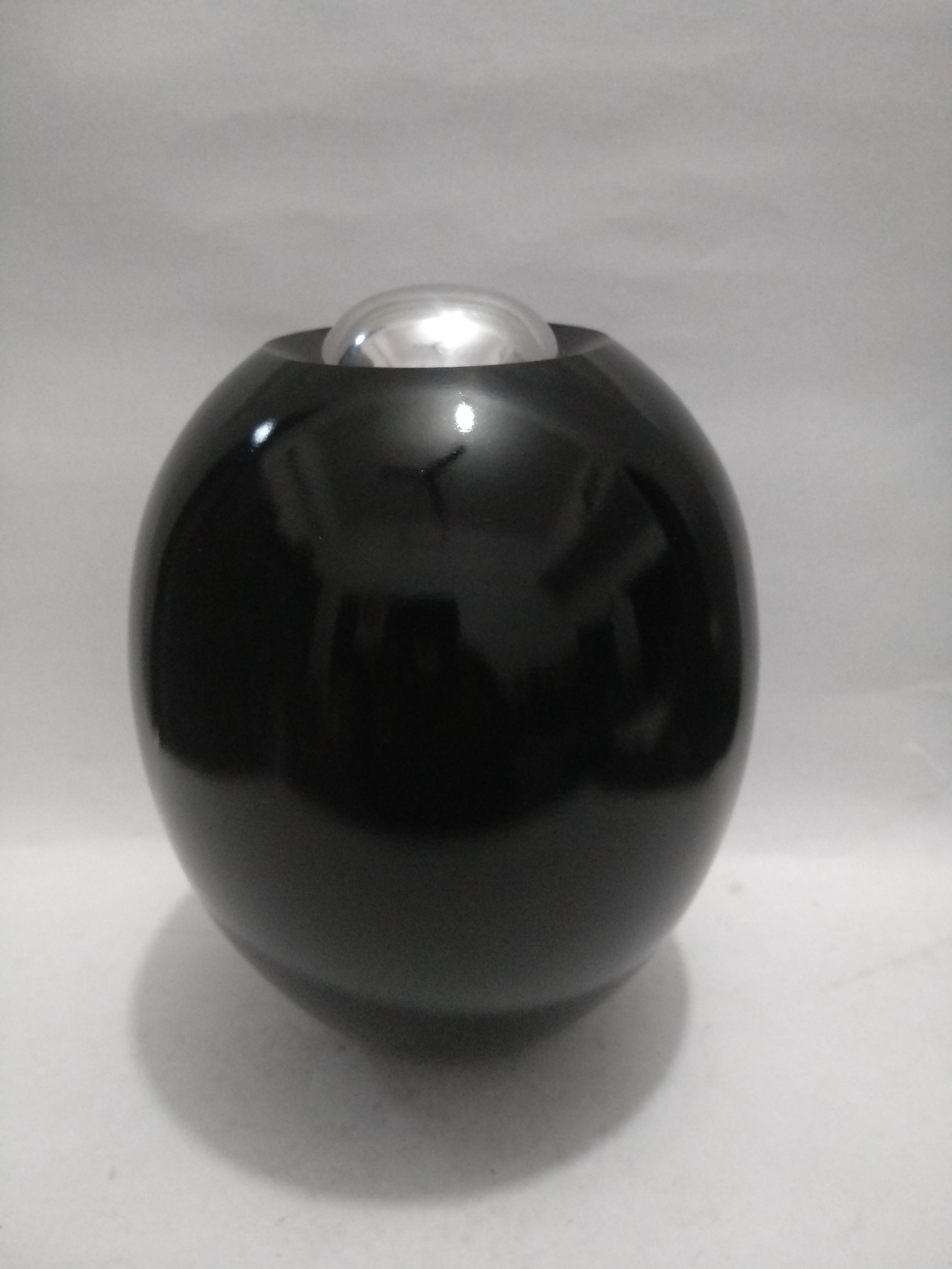 Enamel Red Marble Adult Cremation Urn