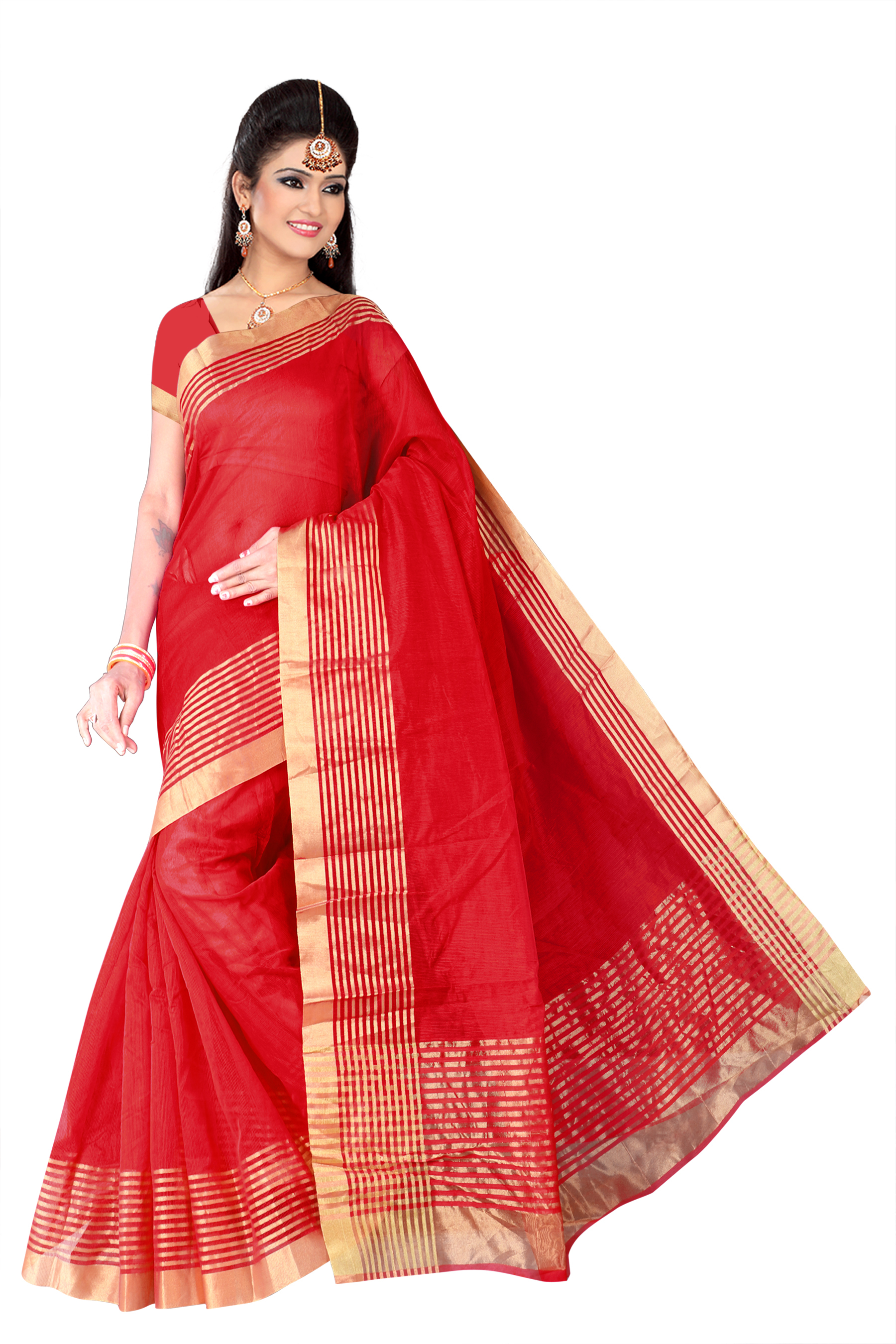 New Designer Net Saree - Net Material, Multicolour Pattern | Hand Printed Design, Elegant Patch Work, Unique Indian Style