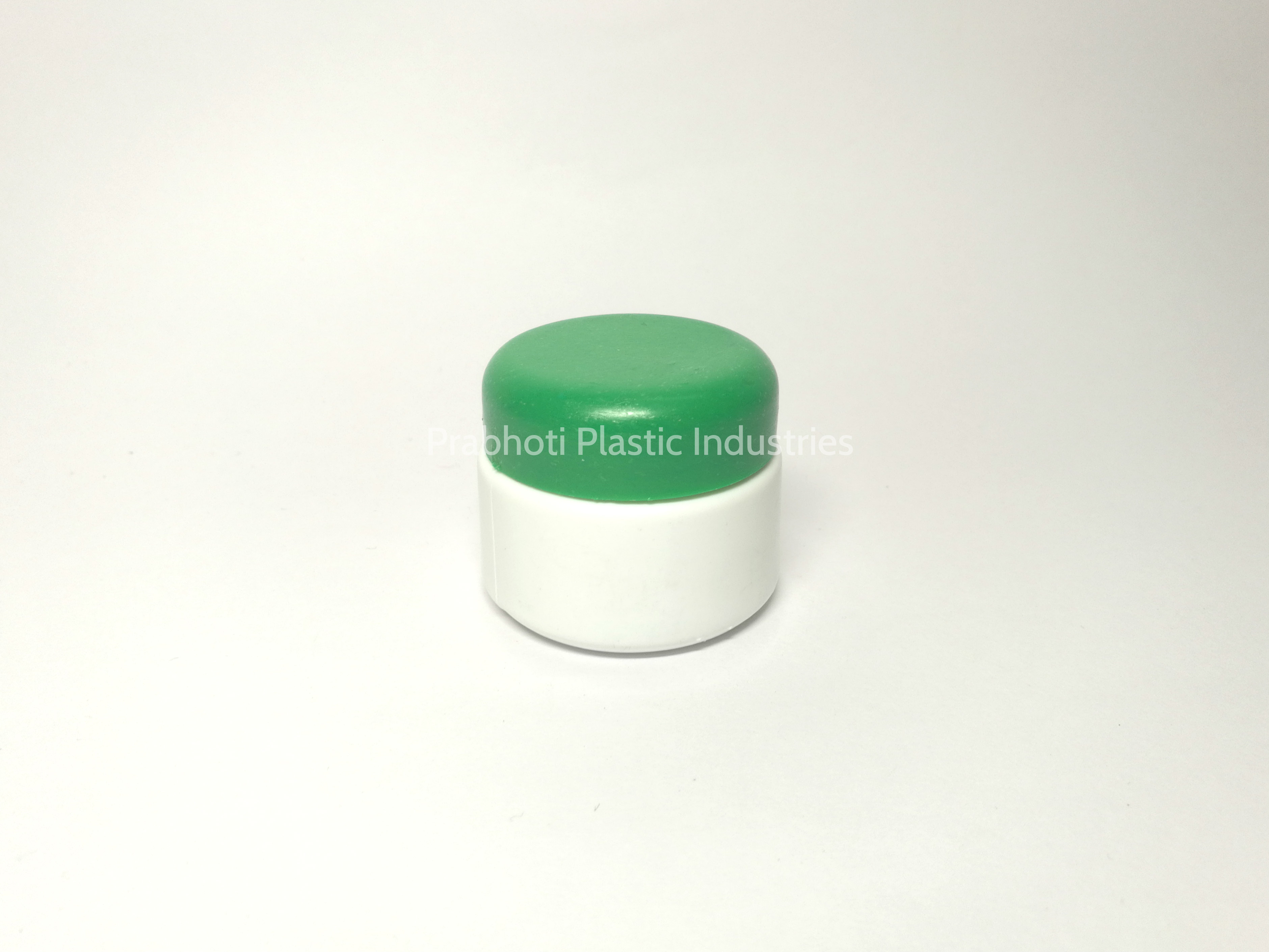 Cosmetic Cream Jar - Rigid Plastic, 15-150gm Capacity | Round Shape, Customizable Colors: Green, Yellow, Red, White