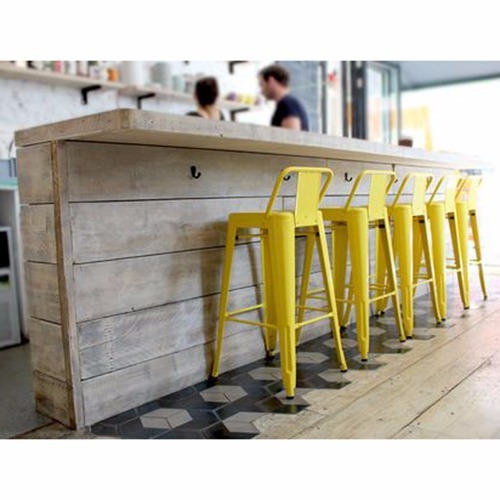 Machine Made Iron Cafe Bar Chair