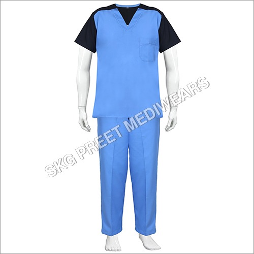 Blue Customized Scrub Suit