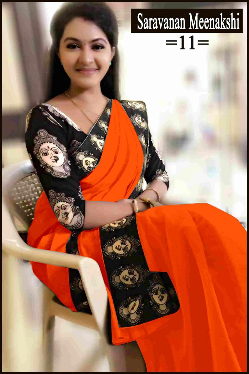 New Design Fancy Chanderi Sarees - Chanderi Fabric, 5.5 Mtr Length, Blouse 0.8 Mtr, Multicolour | Cotton Silk Material, Printed Pattern, Other Indian Style