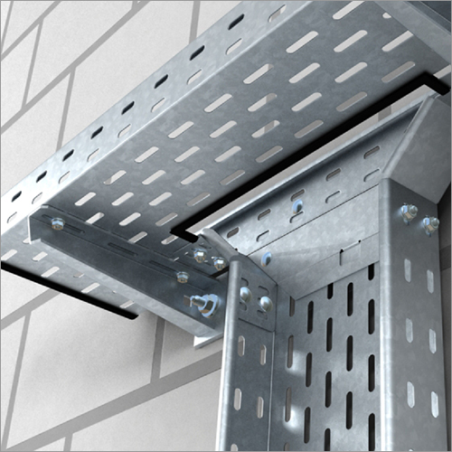 Metal Cable Tray - Steel, 2500mm Length, 1250mm Width, Customized Side Rail Height & Thickness | Highly Durable, Rust Proof, Easy to Install