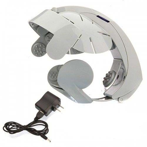 Silver Electric Head Massager
