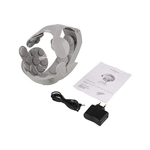 Silver Electric Head Massager