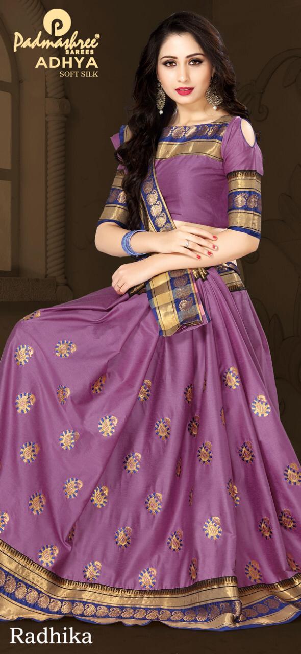 Cotton Printed Saree - Pure Cotton Silk With Maharashtrian Paithni Border, Multi-color Pattern, 10-piece Full Set