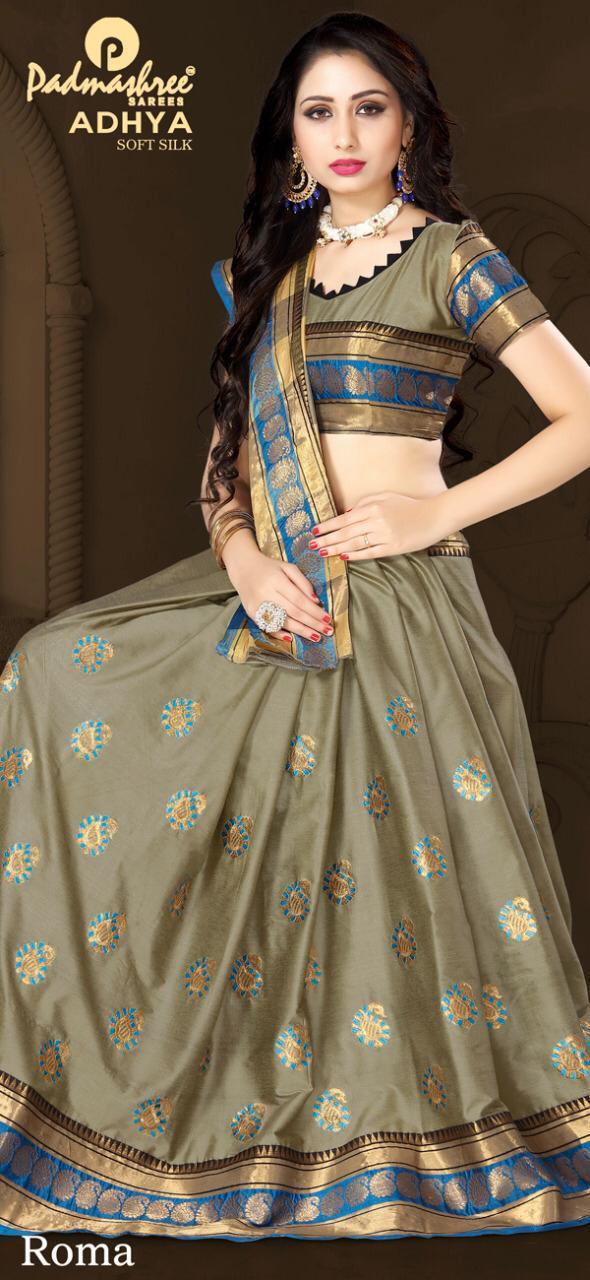 Cotton Printed Saree - Pure Cotton Silk With Maharashtrian Paithni Border, Multi-color Pattern, 10-piece Full Set