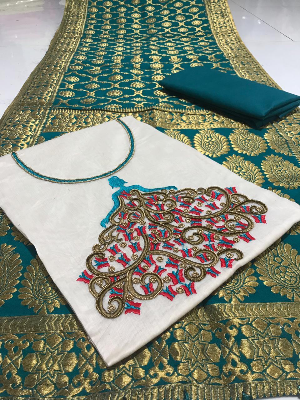 Multy Heavy Work Dress Materials