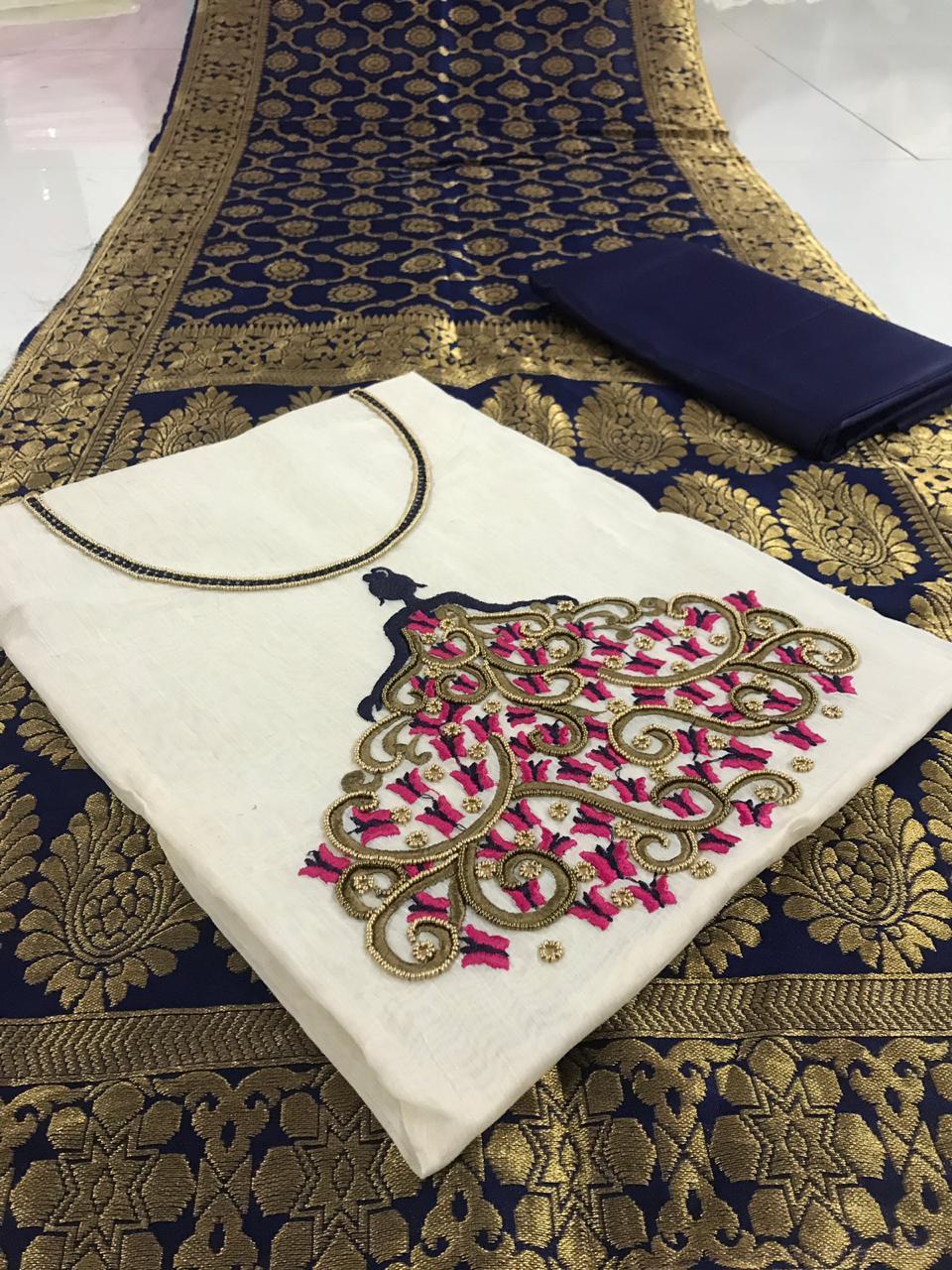 Multy Heavy Work Dress Materials