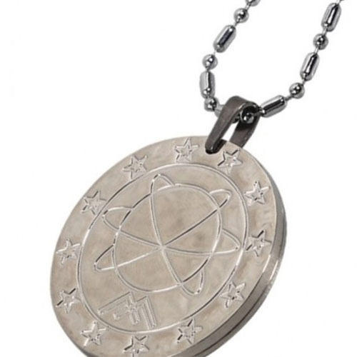 Mst Energy Pendant - Stainless Steel, 50cm Chain Length, 3cm Diameter, Gold Color | Energy Boost, Immune Support, Anti-aging, Stress Reduction