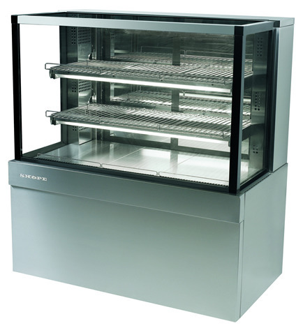 Display Counter - Stainless Steel & Glass, Customized Size & Design, Sleek Silver Finish, 150 Kg Weight