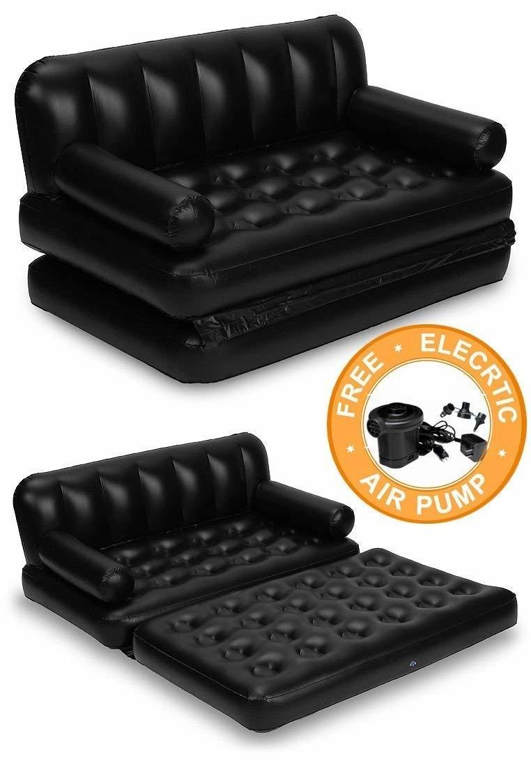 Black Air Sofa Cum Bed