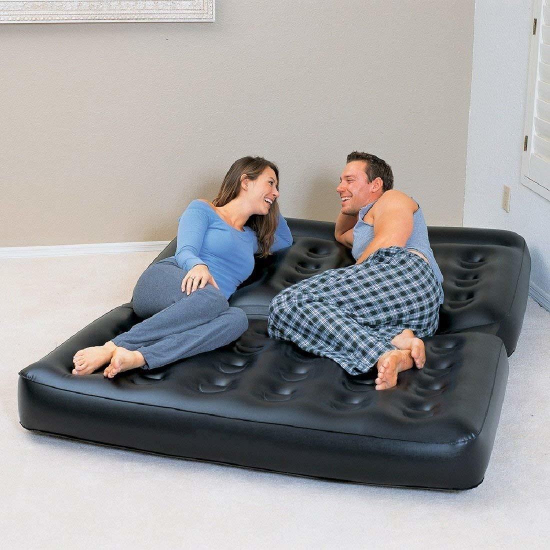 Black Air Sofa Cum Bed