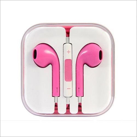 गुलाबी ईयरफोन
