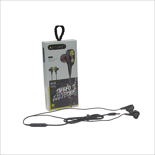 Black Wired Earphone