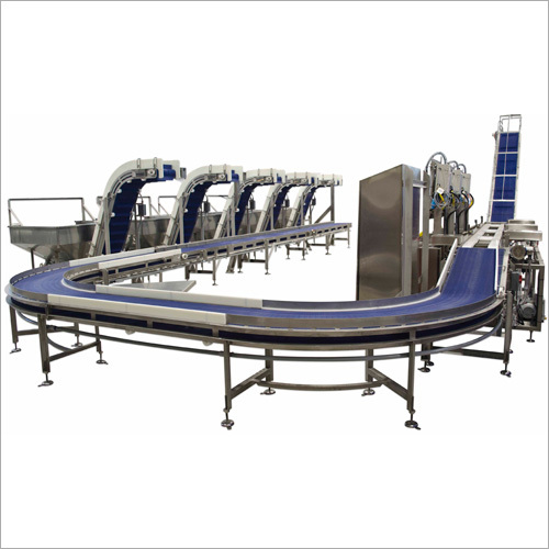 Conveyor System - Durable Design for Flat-Bottom Goods Transport | Hassle-Free Workstation Transfers, Versatile for Multiple Product Shapes and Sizes