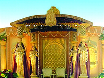 पारंपरिक फाइबर ग्लास मंडप