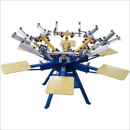 6 Head Screen T-Shirt Printing Machine
