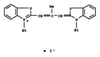 1,1-डायथाइल 4,4-कार्बोसायनिन आयोडाइड कैस संख्या: 4727-50-8
