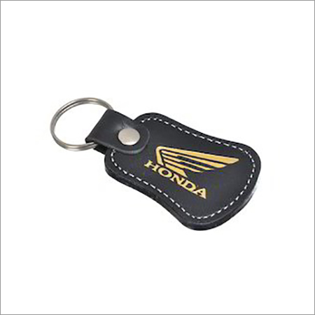 Acrylic Keychain - Leather Material, Customizable Dimensions, Light Weight, Durable Design | Elegant Finish, Ideal For Logo & Contact Display